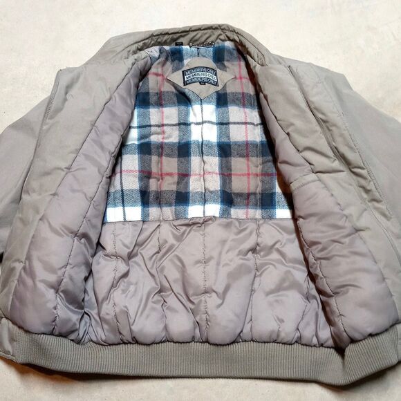 Vintage Members Only Insulated Jacket Size 40 (Large) Bomber Full Zip Puffer - Picture 4 of 10